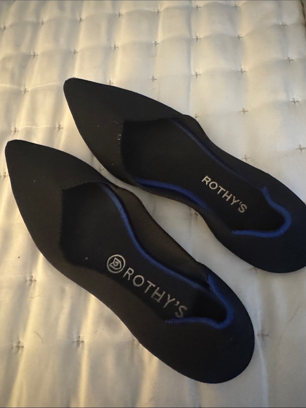 Rothy’s Pointed Toe Ballerina Flat. Size 8